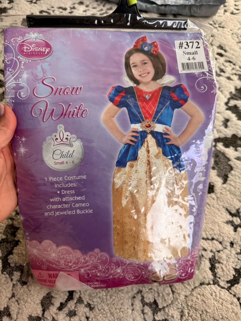 Disney Snow White Costume in Blue, Red & Gold